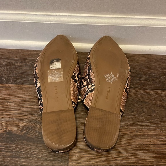 Snakeskin Mules, size 9 - Picture 4 of 4